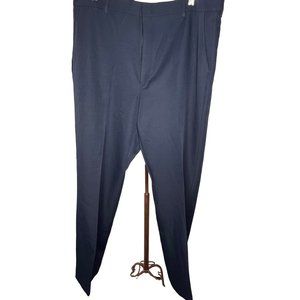 Comfort actions flex elite men’s dress pants 40 X 32 blue flat front made in the